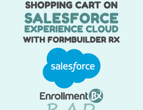 How to Create a Shopping Cart on Salesforce Experience Cloud with FormBuilder Rx